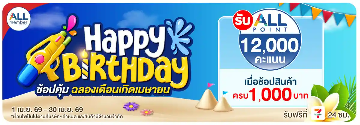 Happy birth day (1-30 Apr 26)