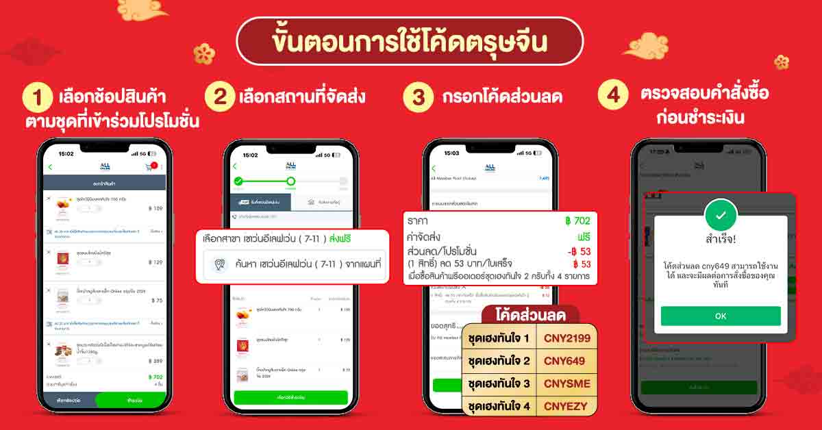 วันตรุษจีน สั่งจองชุดไหว้รับปีม้า (19 Jan - 7 Feb 26)