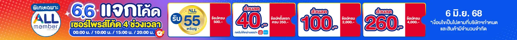 6.6 ช้อปเมื่อไหร่ก็ใจฟู