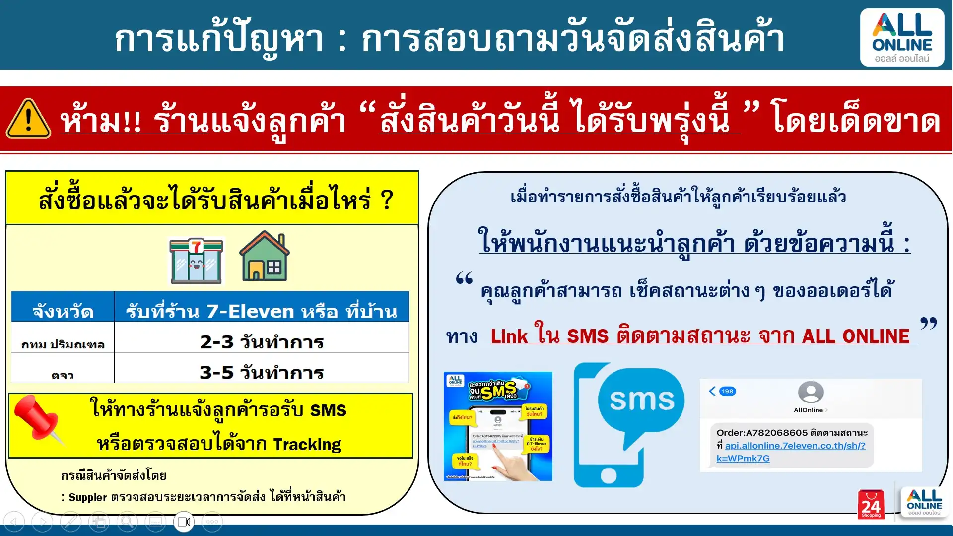 ช่องทางการแจ้งปัญหา