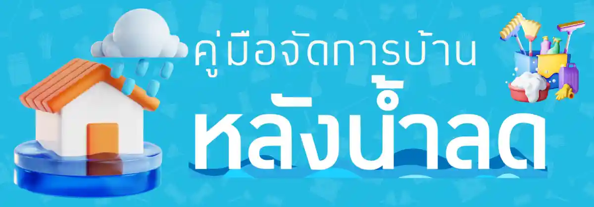 คู่มือจัดการบ้านหลังน้ำลด